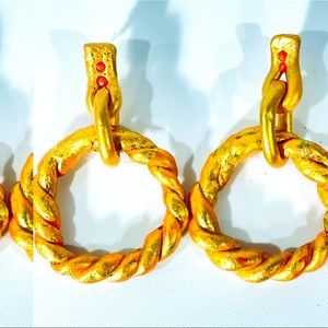 Abstract Especial Clay statement Earrings